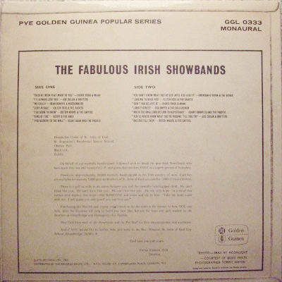 The Fabulous Irish Showbands (1965) back